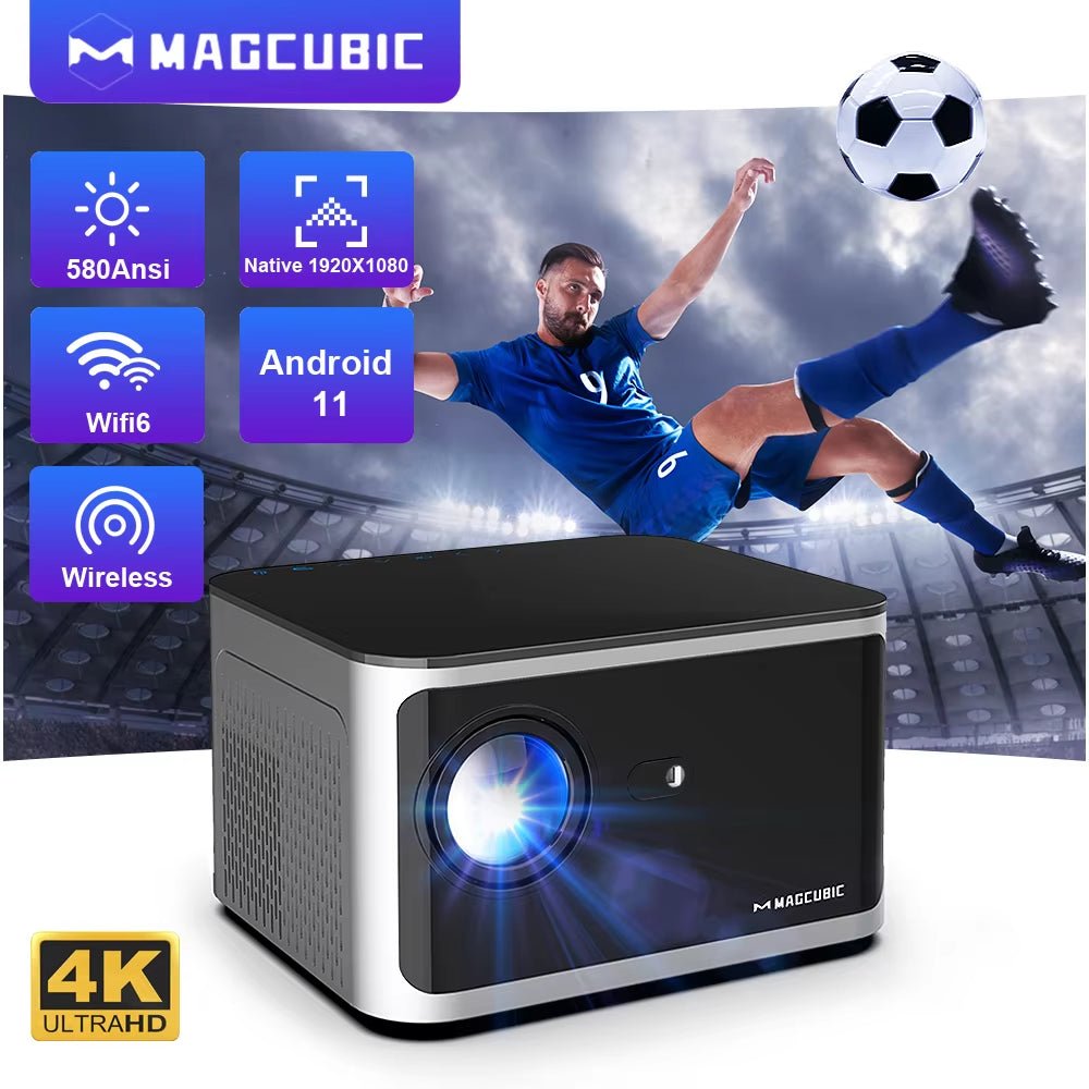 Android 11 4K Smart Projector 580ANSI 1920*1080P Full HD Wifi6 BT5.0 Allwinner H713 Voice Control Home Cinema Theater - TrendyTechWorldTrendyTechWorld313110799727TrendyTechWorldAndroid 11 4K Smart Projector 580ANSI 1920*1080P Full HD Wifi6 BT5.0 Allwinner H713 Voice Control Home Cinema Theater