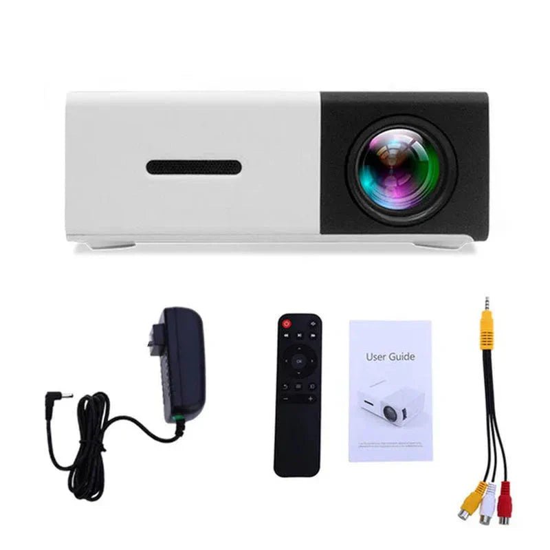 Mini Projector – 1080P Full HD Support, Portable LED Projector, 4K Video Playback, Multiple Connectivity Options - TrendyTechWorldTrendyTechWorldTrendyTechWorld000000