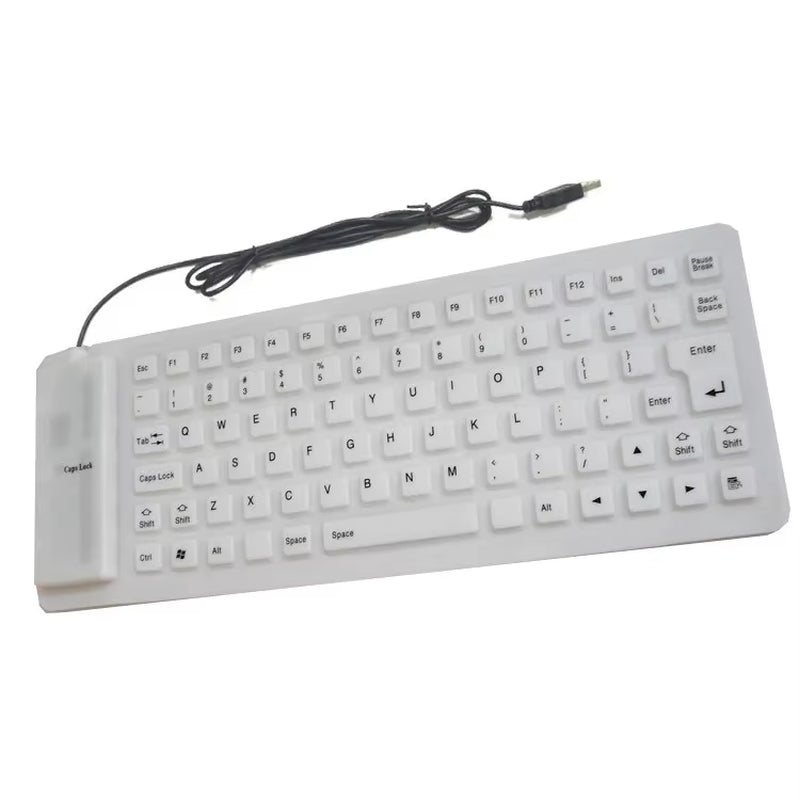 Silicone Mute Soft Keyboard 85 - Key Computer Keyboard USB Wired Keyboard Portable Mini Laptop Pc Folding Waterproof Keyboard - TrendyTechWorldTrendyTechWorld313038694685TrendyTechWorldSilicone Mute Soft Keyboard 85 - Key Computer Keyboard USB Wired Keyboard Portable Mini Laptop Pc Folding Waterproof Keyboard