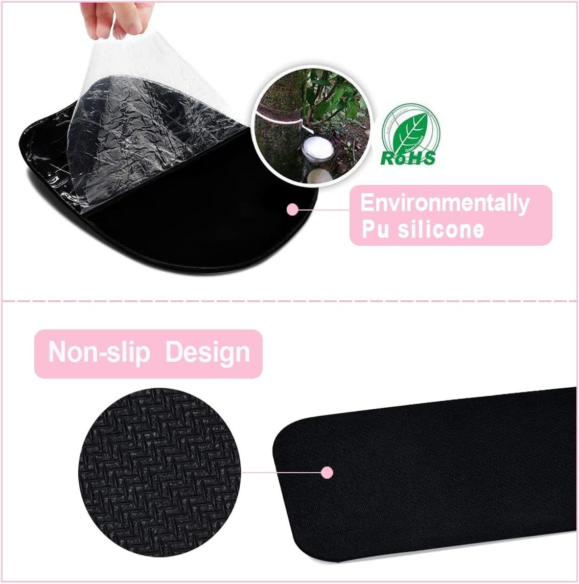 Keyboard Wrist Rest Mouse Pad Wrist Support for Computer Desktop/Laptop/Notebook Memory Foam Keyboard Pad Ergonomic Hand Rest Wrist Cushion for Home Office Gaming - Pink Fluid - TrendyTechWorldTrendyTechWorld7445018659636TrendyTechWorldKeyboard Wrist Rest Mouse Pad Wrist Support for Computer Desktop/Laptop/Notebook Memory Foam Keyboard Pad Ergonomic Hand Rest Wrist Cushion for Home Office Gaming - Pink Fluid