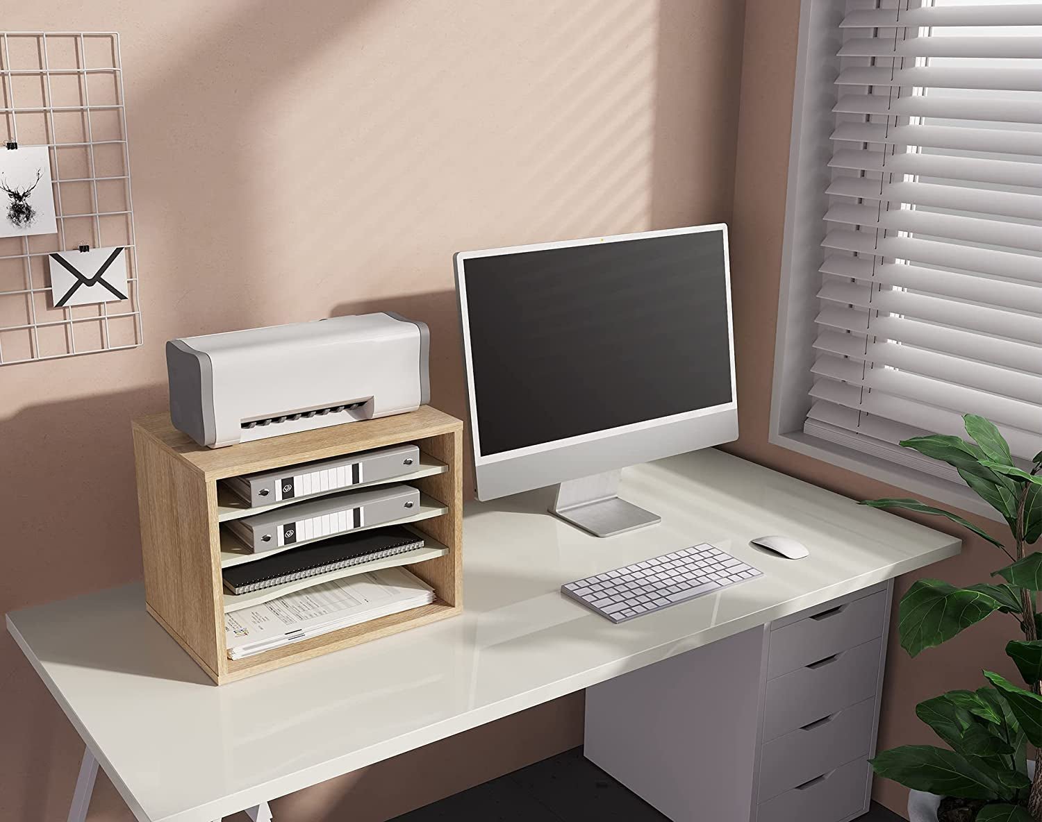 Wood Desk Paper Sorter Organizer with 4 - Tier Storage, Desktop Paper File Holder Letter Tray for Home and Office, Light Wood, DO403506WO - TrendyTechWorldTrendyTechWorld7445024420411TrendyTechWorldWood Desk Paper Sorter Organizer with 4 - Tier Storage, Desktop Paper File Holder Letter Tray for Home and Office, Light Wood, DO403506WO