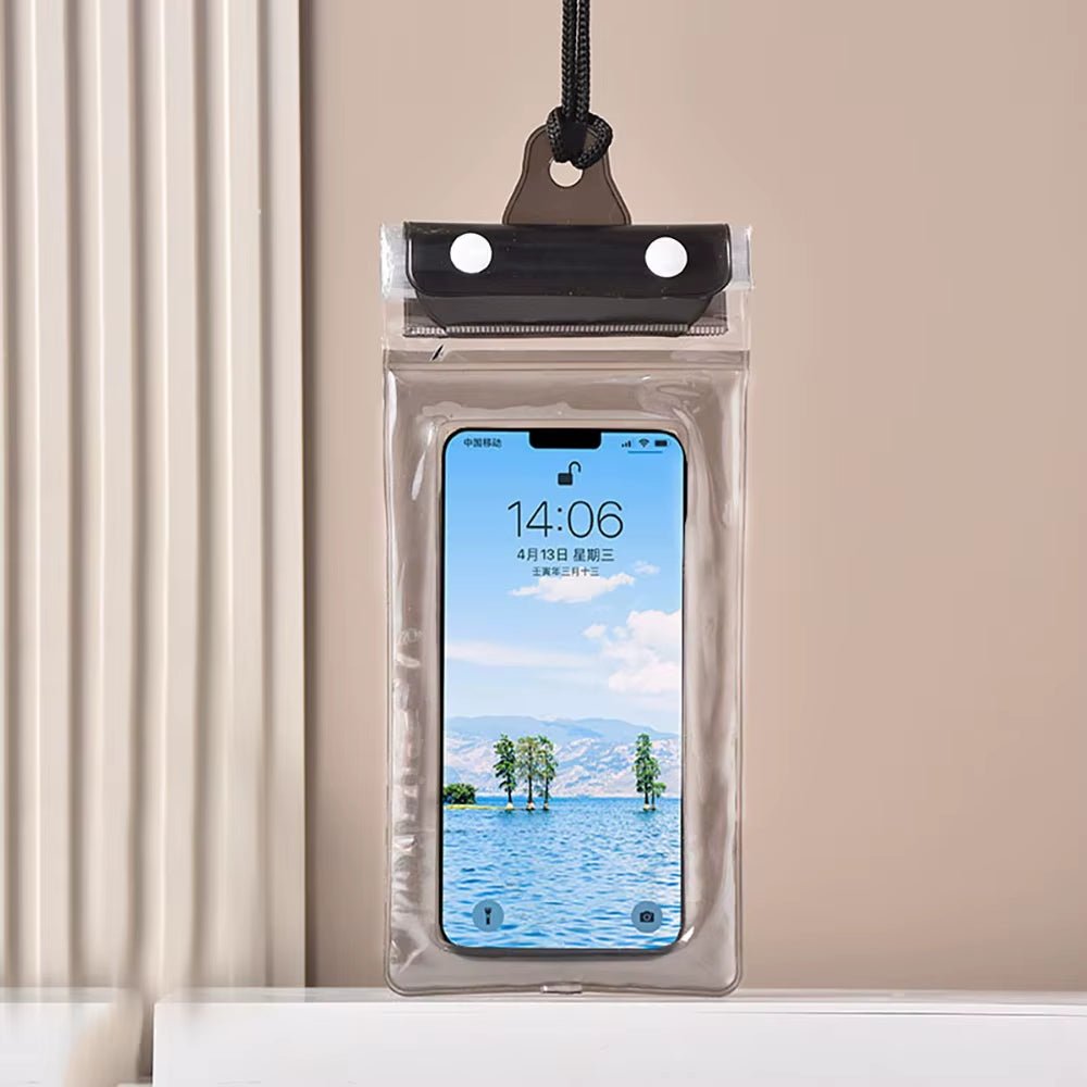 Waterproof Phone Case Pouch Swimming Floating Bag Cover for Iphone 13 14 15 16 Pro Samsung S23 S25 Xiaomi Huawei below 6.8'' - TrendyTechWorldTrendyTechWorld313104978947TrendyTechWorldWaterproof Phone Case Pouch Swimming Floating Bag Cover for Iphone 13 14 15 16 Pro Samsung S23 S25 Xiaomi Huawei below 6.8''