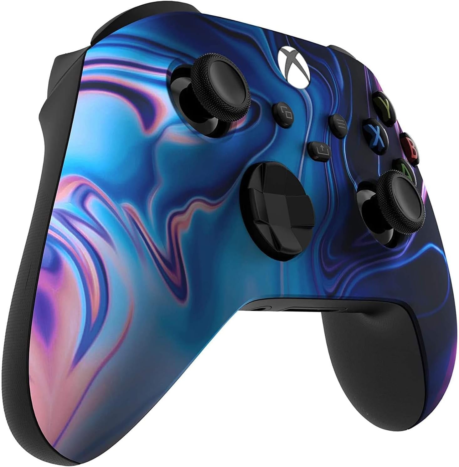 Wireless Controller for Microsoft Xbox Series X/S & Xbox One - Custom Soft Touch Feel - Custom Xbox Series X/S Controller (X/S Blue & Purple Swirl) - TrendyTechWorldTrendyTechWorld313035380352TrendyTechWorldWireless Controller for Microsoft Xbox Series X/S & Xbox One - Custom Soft Touch Feel - Custom Xbox Series X/S Controller (X/S Blue & Purple Swirl)