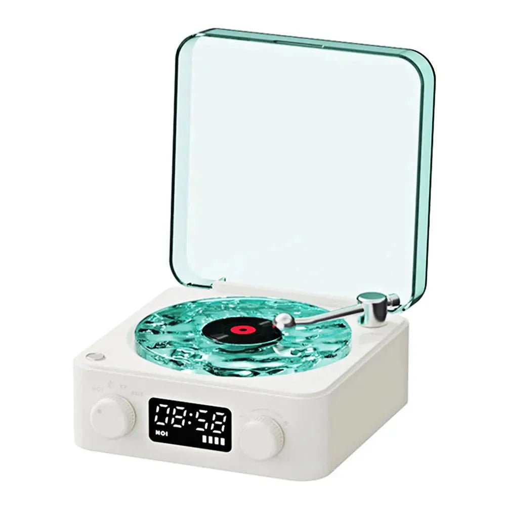 Mini Retro White Noise Bluetooth Speaker - TrendyTechWorldTrendyTechWorldTrendyTechWorldMini Retro White Noise Bluetooth Speaker