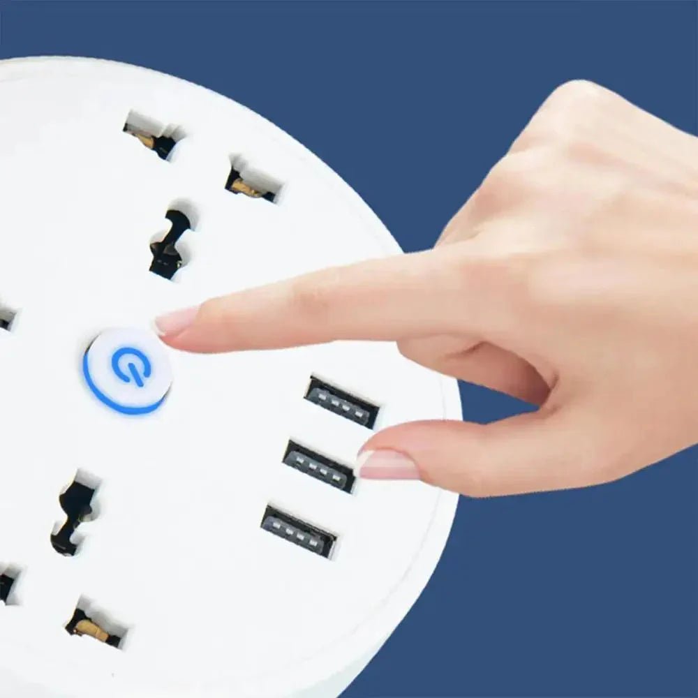 EU Plug AC Outlet Smart Home Power Strip β Multipurpose Electrical Extension Cord with USB Ports & Fast Charging - TrendyTechWorldTrendyTechWorldTrendyTechWorldEU Plug AC Outlet Smart Home Power Strip β Multipurpose Electrical Extension Cord with USB Ports & Fast Charging