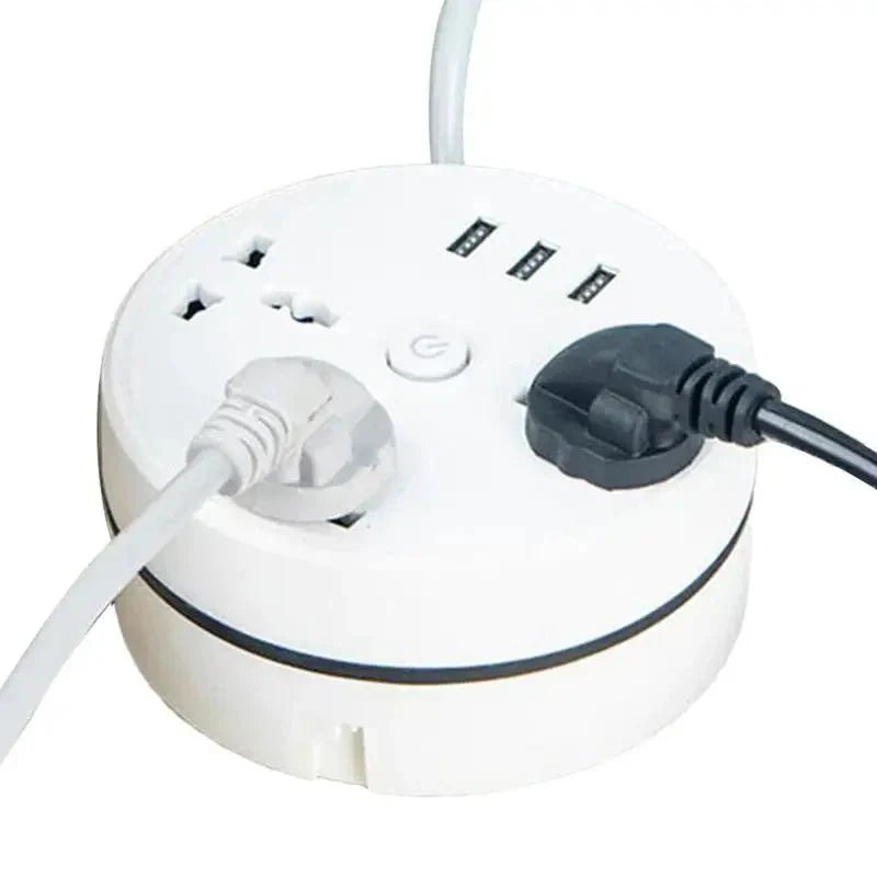 EU Plug AC Outlet Smart Home Power Strip β Multipurpose Electrical Extension Cord with USB Ports & Fast Charging - TrendyTechWorldTrendyTechWorldTrendyTechWorldEU Plug AC Outlet Smart Home Power Strip β Multipurpose Electrical Extension Cord with USB Ports & Fast Charging