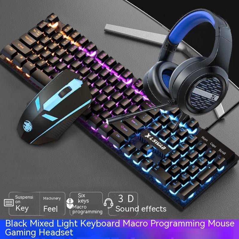 Punk Keyboard and Mouse Set Retro round Parts Wired - TrendyTechWorldTrendyTechWorld7445041893830TrendyTechWorldPunk Keyboard and Mouse Set Retro round Parts Wired