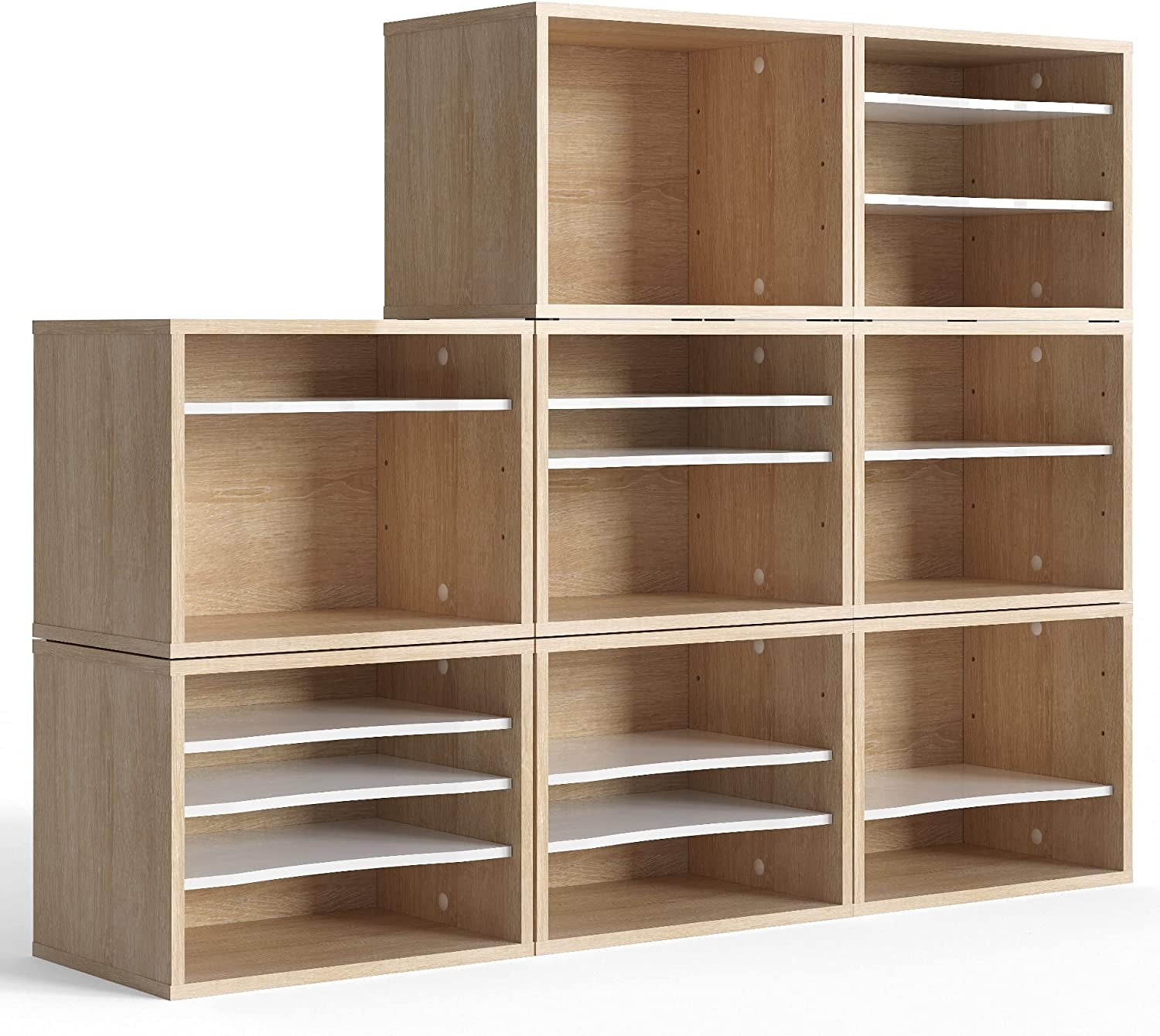 Wood Desk Paper Sorter Organizer with 4 - Tier Storage, Desktop Paper File Holder Letter Tray for Home and Office, Light Wood, DO403506WO - TrendyTechWorldTrendyTechWorld7445024420411TrendyTechWorldWood Desk Paper Sorter Organizer with 4 - Tier Storage, Desktop Paper File Holder Letter Tray for Home and Office, Light Wood, DO403506WO