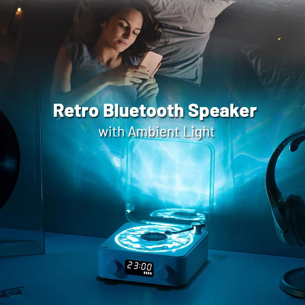 Mini Retro White Noise Bluetooth Speaker Portable Vintage Sleep Aid Bluetooth Speaker Subwoofer with RGB Light Support TF Card - TrendyTechWorldTrendyTechWorld711181456455TrendyTechWorldMini Retro White Noise Bluetooth Speaker Portable Vintage Sleep Aid Bluetooth Speaker Subwoofer with RGB Light Support TF Card