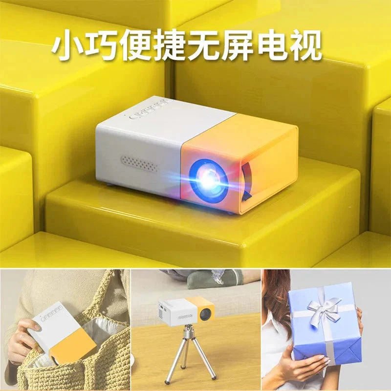 Mini Projector – 1080P Full HD Support, Portable LED Projector, 4K Video Playback, Multiple Connectivity Options - TrendyTechWorldTrendyTechWorldTrendyTechWorldMini Projector – 1080P Full HD Support, Portable LED Projector, 4K Video Playback, Multiple Connectivity Options