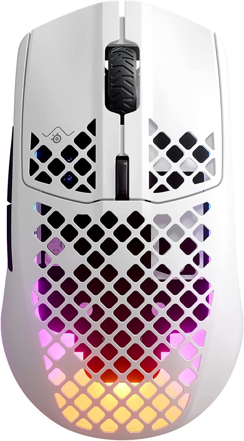 Aerox 3 Wireless - Holey RGB Gaming Mouse - Ultra - Lightweight Water Resistant Design - 18K DPI Truemove Air Optical Sensor - Snow - TrendyTechWorldTrendyTechWorld313056139137TrendyTechWorldAerox 3 Wireless - Holey RGB Gaming Mouse - Ultra - Lightweight Water Resistant Design - 18K DPI Truemove Air Optical Sensor - Snow