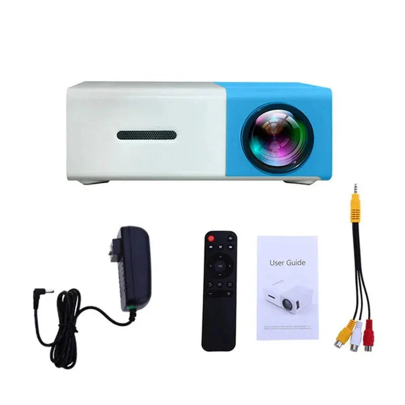 Mini Projector – 1080P Full HD Support, Portable LED Projector, 4K Video Playback, Multiple Connectivity Options - TrendyTechWorldTrendyTechWorldTrendyTechWorld3CDBFF