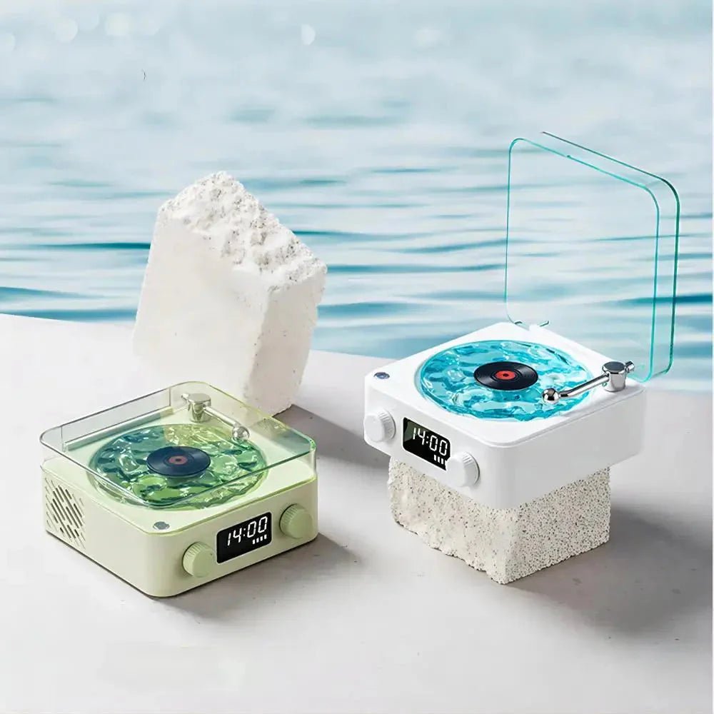 Mini Retro White Noise Bluetooth Speaker - TrendyTechWorldTrendyTechWorldTrendyTechWorldMini Retro White Noise Bluetooth Speaker