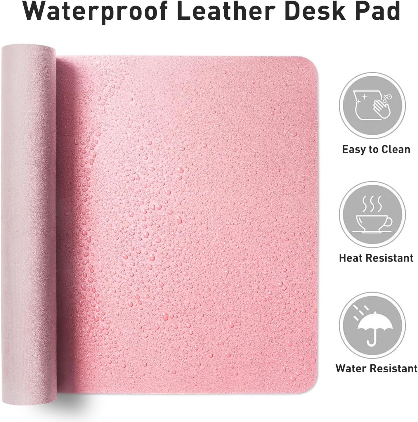 Leather Desk Pad Protector, Mouse Pad, Office Desk Mat, Non - Slip PU Leather Desk Blotter, Laptop Desk Pad, Waterproof Desk Writing Pad for Office and Home (31.5" X 15.7", Fairy Pink) - TrendyTechWorldTrendyTechWorld313111991953TrendyTechWorldLeather Desk Pad Protector, Mouse Pad, Office Desk Mat, Non - Slip PU Leather Desk Blotter, Laptop Desk Pad, Waterproof Desk Writing Pad for Office and Home (31.5" X 15.7", Fairy Pink)
