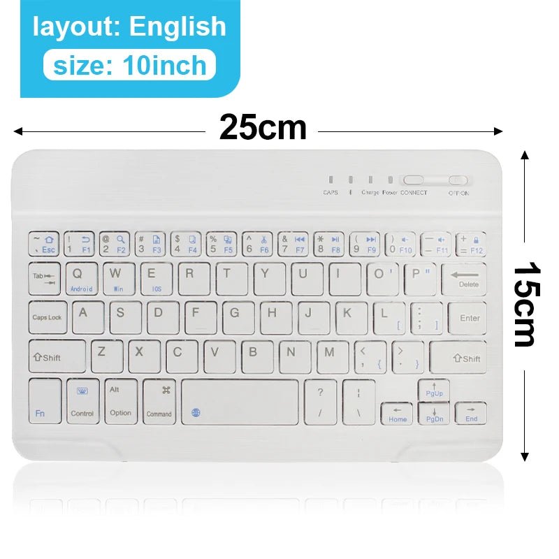 Mini Bluetooth Keyboard Wireless Keyboard 10Inch Backlit Keyboard Backlight Touchpad Keyboard for IOS Android Windows Ipad - TrendyTechWorldTrendyTechWorld7445005238226TrendyTechWorldMini Bluetooth Keyboard Wireless Keyboard 10Inch Backlit Keyboard Backlight Touchpad Keyboard for IOS Android Windows Ipad