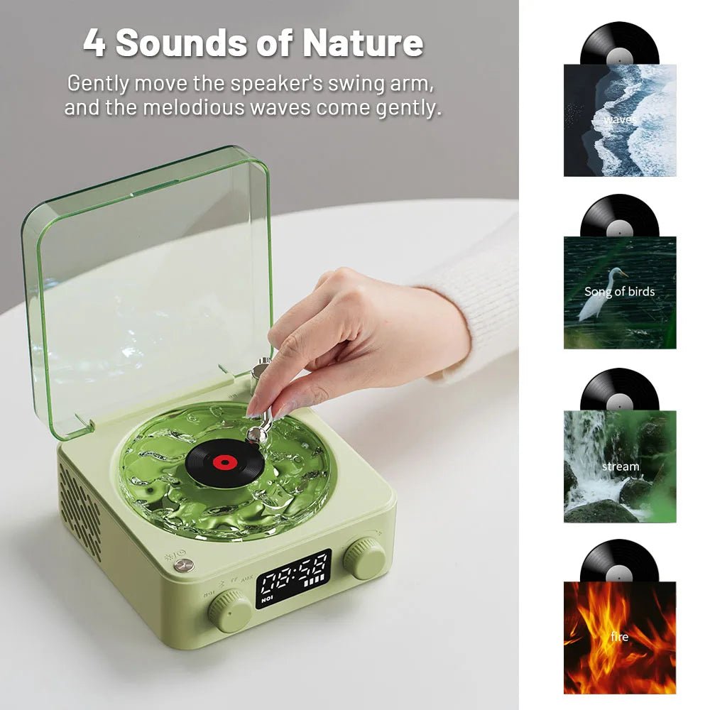 Mini Retro White Noise Bluetooth Speaker Portable Vintage Sleep Aid Bluetooth Speaker Subwoofer with RGB Light Support TF Card - TrendyTechWorldTrendyTechWorld711181456455TrendyTechWorldMini Retro White Noise Bluetooth Speaker Portable Vintage Sleep Aid Bluetooth Speaker Subwoofer with RGB Light Support TF Card