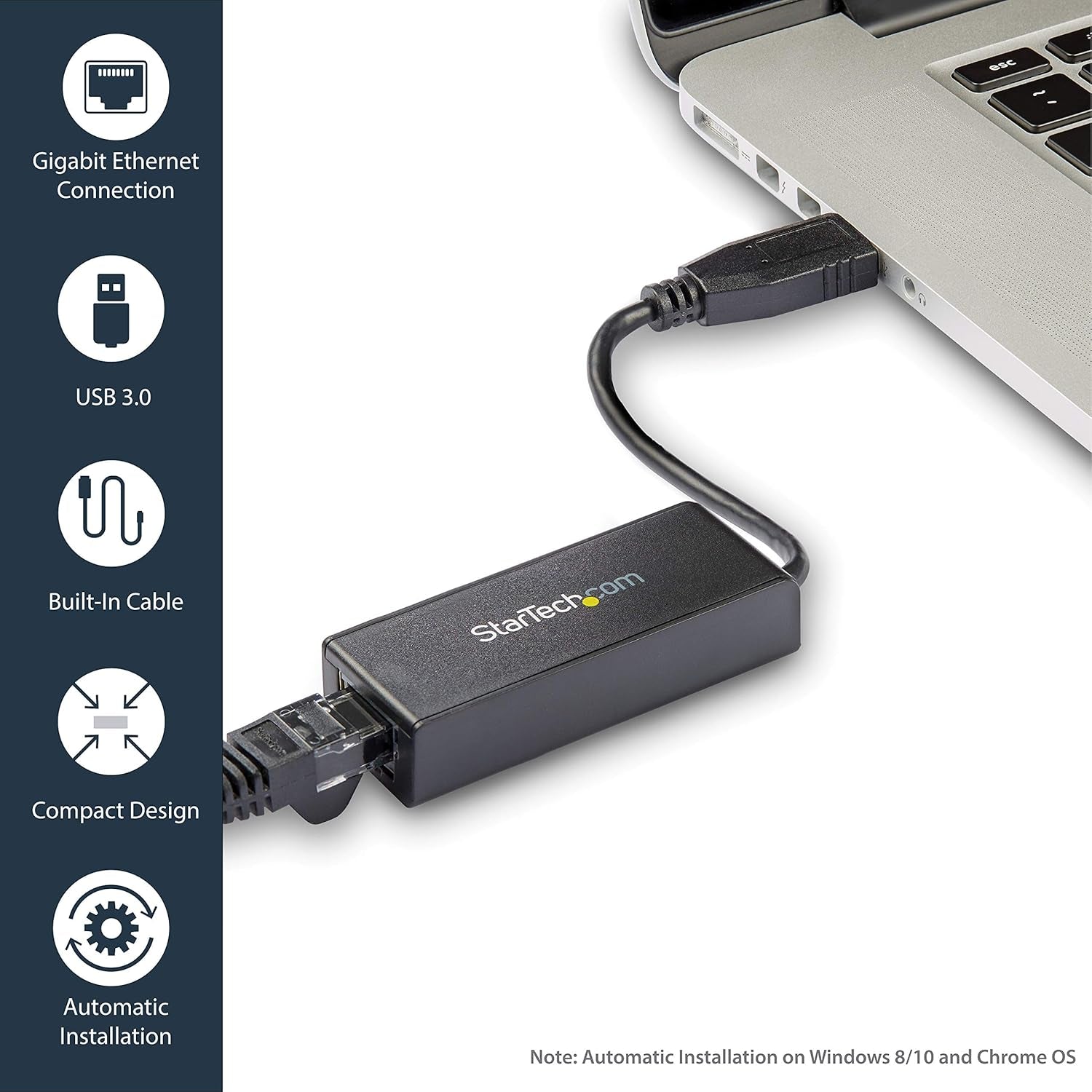 USB 3.0 to Gigabit Ethernet NIC Network Adapter - USB to RJ45 for 10/100/1000 Network - TrendyTechWorldTrendyTechWorld7445055514554TrendyTechWorldUSB 3.0 to Gigabit Ethernet NIC Network Adapter - USB to RJ45 for 10/100/1000 Network