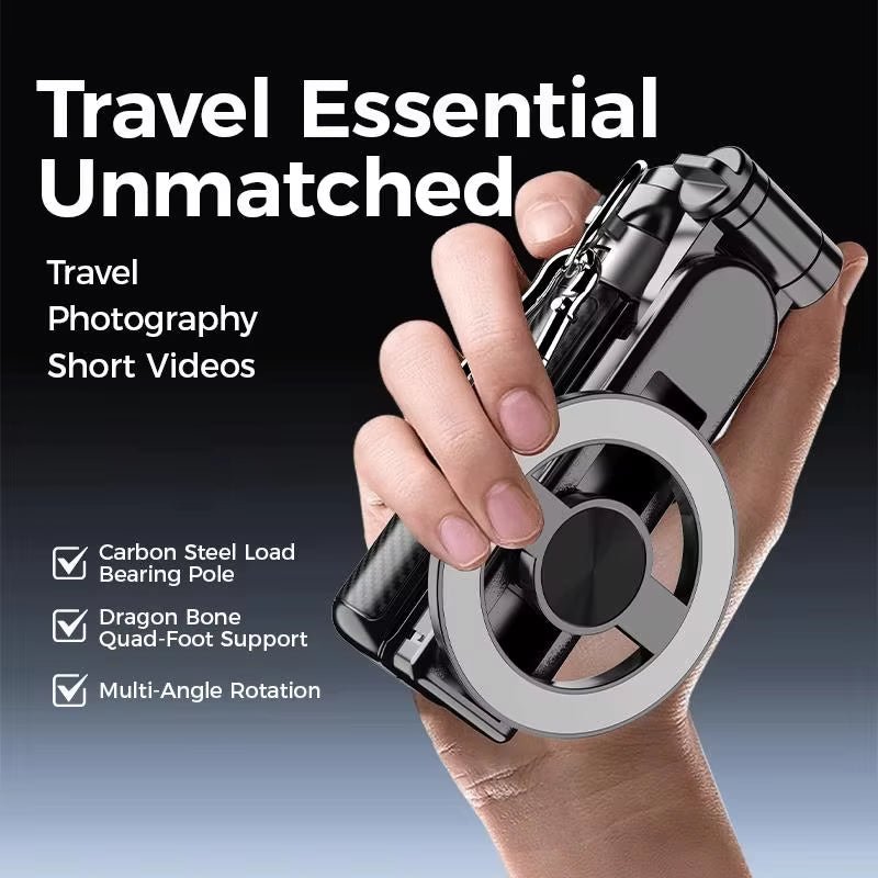 4 - In - 1 Multifunctional Magnetic Mini Selfie Stick with 360° Rotation Wireless Bluetooth Control Magnetic Phone Holder - TrendyTechWorldTrendyTechWorld313040838831TrendyTechWorld4 - In - 1 Multifunctional Magnetic Mini Selfie Stick with 360° Rotation Wireless Bluetooth Control Magnetic Phone Holder