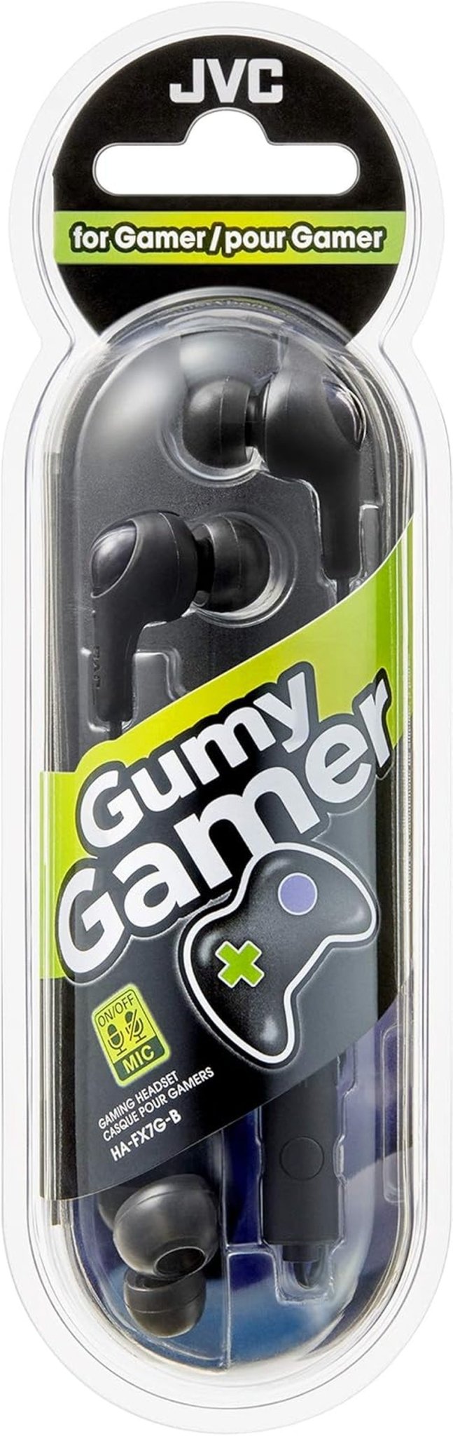 Gumy Gamer, in Ear Earbud Headphones with Mic, Remote, and Mute Switch for Gaming and Chatting, Powerful Sound, Comfortable and Secure Fit, Silicone Ear Pieces S/M/L - HAFX7GB (Black), Medium - TrendyTechWorldTrendyTechWorld705353024849TrendyTechWorldGumy Gamer, in Ear Earbud Headphones with Mic, Remote, and Mute Switch for Gaming and Chatting, Powerful Sound, Comfortable and Secure Fit, Silicone Ear Pieces S/M/L - HAFX7GB (Black), Medium