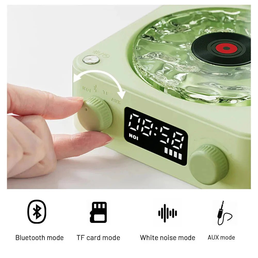 Mini Retro White Noise Bluetooth Speaker - TrendyTechWorldTrendyTechWorldTrendyTechWorldMini Retro White Noise Bluetooth Speaker