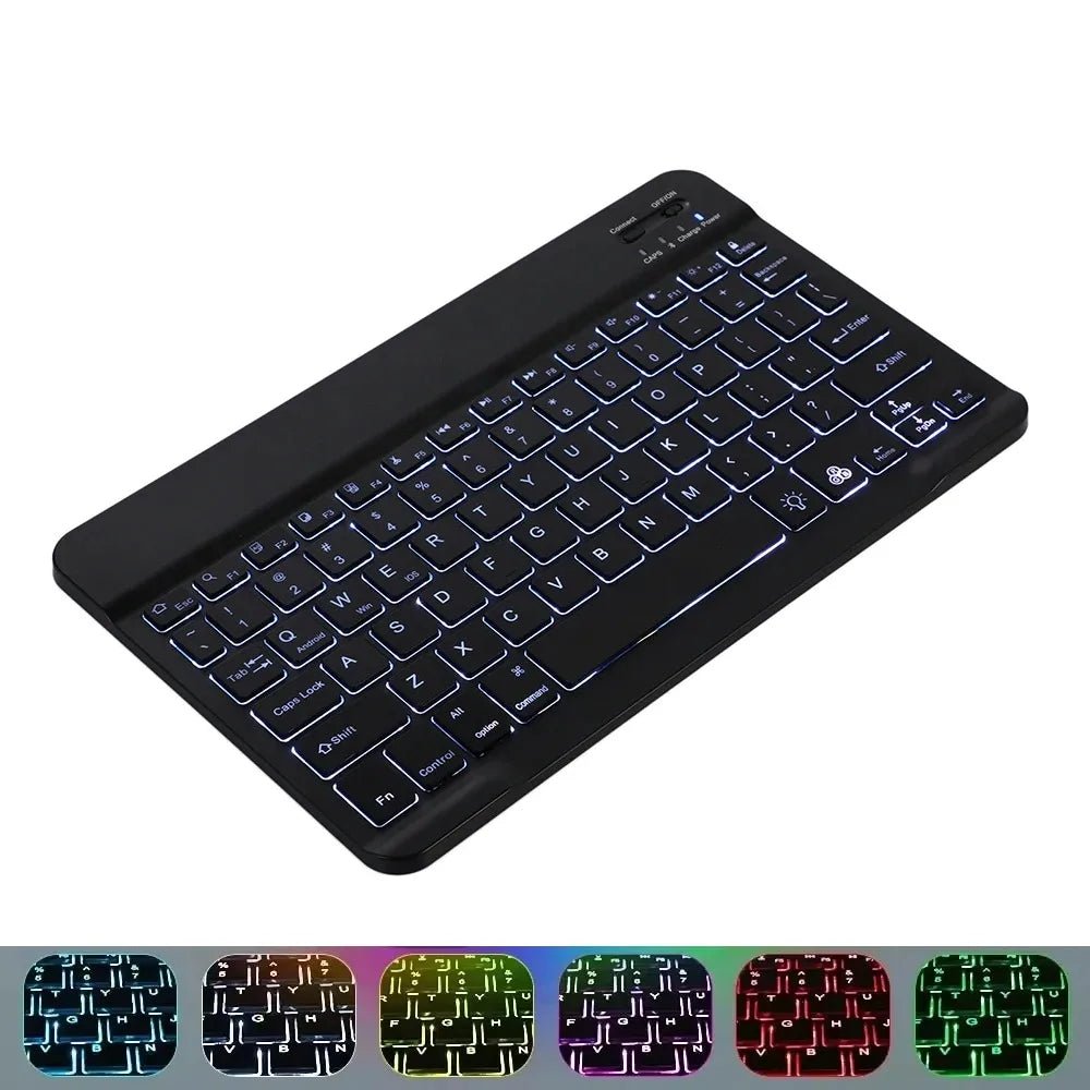 Mini Bluetooth Keyboard Wireless Keyboard 10Inch Backlit Keyboard Backlight Touchpad Keyboard for IOS Android Windows Ipad - TrendyTechWorldTrendyTechWorld7445044666653TrendyTechWorldMini Bluetooth Keyboard Wireless Keyboard 10Inch Backlit Keyboard Backlight Touchpad Keyboard for IOS Android Windows Ipad