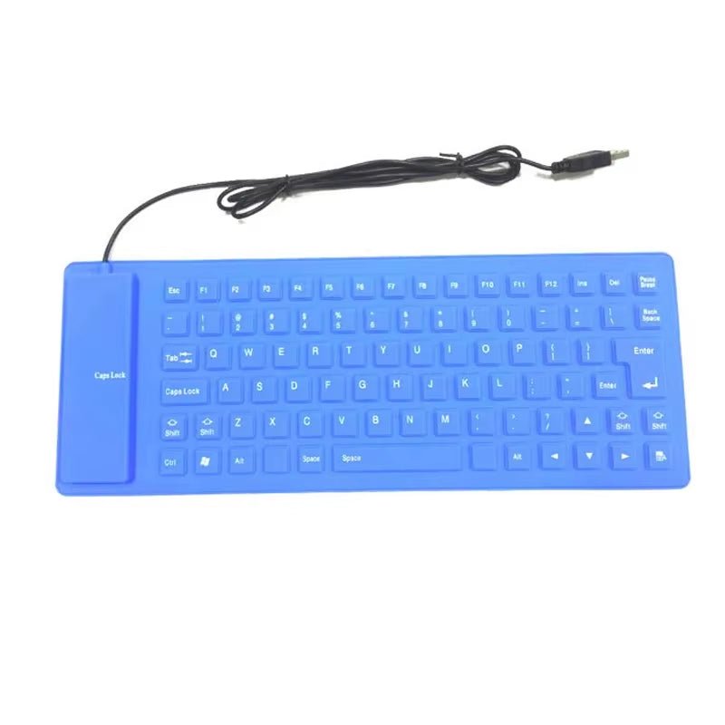 Silicone Mute Soft Keyboard 85 - Key Computer Keyboard USB Wired Keyboard Portable Mini Laptop Pc Folding Waterproof Keyboard - TrendyTechWorldTrendyTechWorld7445032190184TrendyTechWorldSilicone Mute Soft Keyboard 85 - Key Computer Keyboard USB Wired Keyboard Portable Mini Laptop Pc Folding Waterproof Keyboard