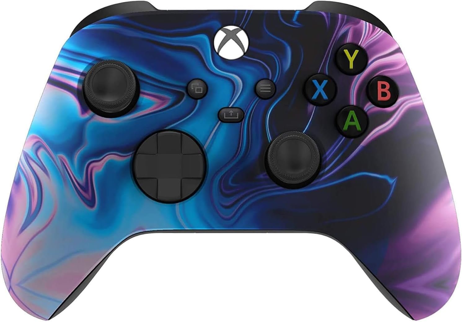 Wireless Controller for Microsoft Xbox Series X/S & Xbox One - Custom Soft Touch Feel - Custom Xbox Series X/S Controller (X/S Blue & Purple Swirl) - TrendyTechWorldTrendyTechWorld313035380352TrendyTechWorldWireless Controller for Microsoft Xbox Series X/S & Xbox One - Custom Soft Touch Feel - Custom Xbox Series X/S Controller (X/S Blue & Purple Swirl)
