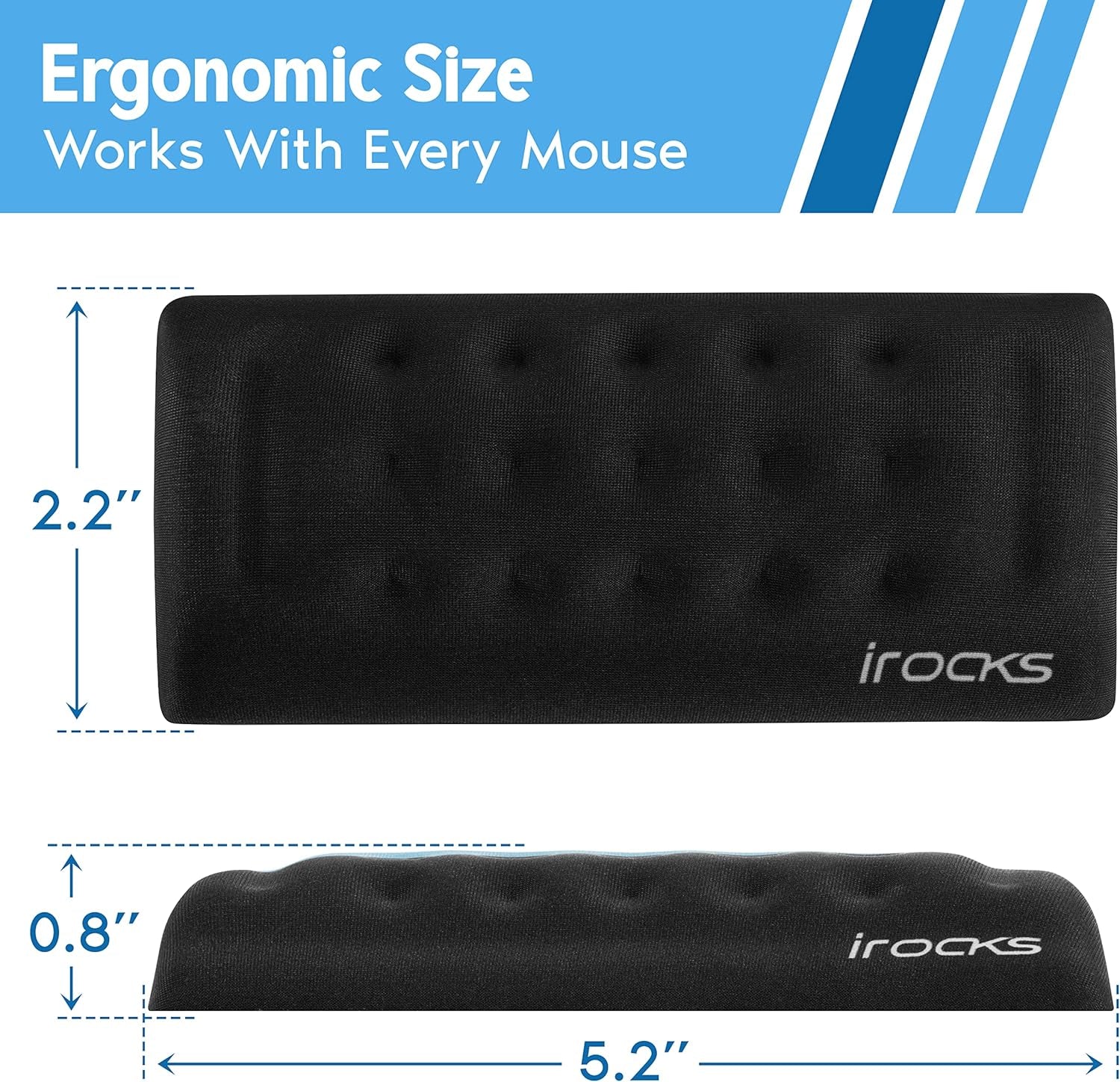 Memory Foam Mouse Wrist Rest - Pain - Reducing Wrist Rest for Mouse - Non - Slip Rubber Base Wrist Rest - Cooling Mouse Wrist Support for Long Hours of Work, Studying, Gaming (Black) - TrendyTechWorldTrendyTechWorld7445044267232TrendyTechWorldMemory Foam Mouse Wrist Rest - Pain - Reducing Wrist Rest for Mouse - Non - Slip Rubber Base Wrist Rest - Cooling Mouse Wrist Support for Long Hours of Work, Studying, Gaming (Black)