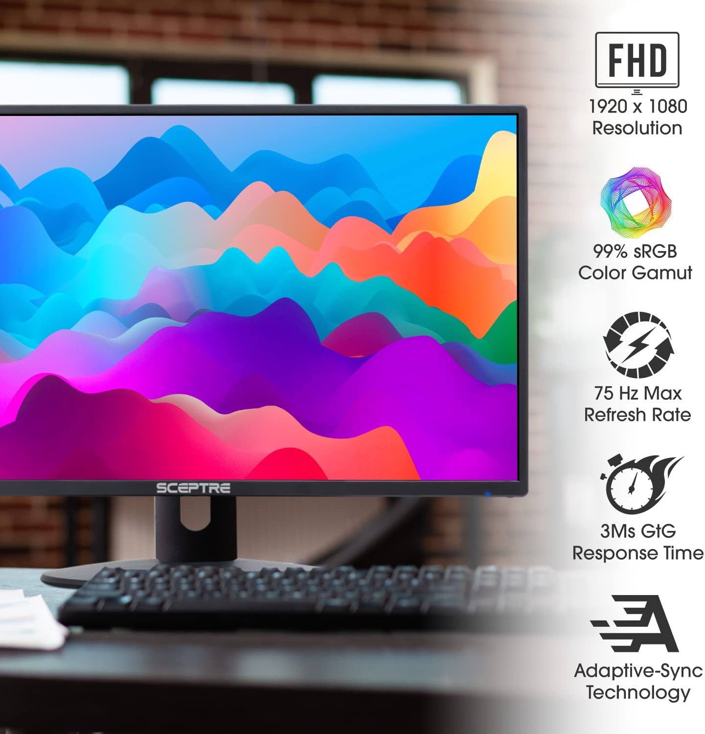 E249W - 19203R 24 - Inch FHD LED Gaming Monitor 2X HDMI VGA 75Hz Build - In Speakers, Machine Black - TrendyTechWorldTrendyTechWorld744110671162TrendyTechWorldE249W - 19203R 24 - Inch FHD LED Gaming Monitor 2X HDMI VGA 75Hz Build - In Speakers, Machine Black