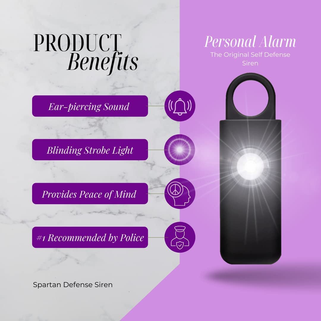 The Original Self Defense Siren Personal Safety Alarm for Women, Men, Kids, Elderly - SOS LED Strobe Light - Air Travel/Tsa Friendly - Emergency Safe Key Chain Device, Pocket Size - 2 Units - TrendyTechWorldTrendyTechWorld744759202123TrendyTechWorldThe Original Self Defense Siren Personal Safety Alarm for Women, Men, Kids, Elderly - SOS LED Strobe Light - Air Travel/Tsa Friendly - Emergency Safe Key Chain Device, Pocket Size - 2 Units