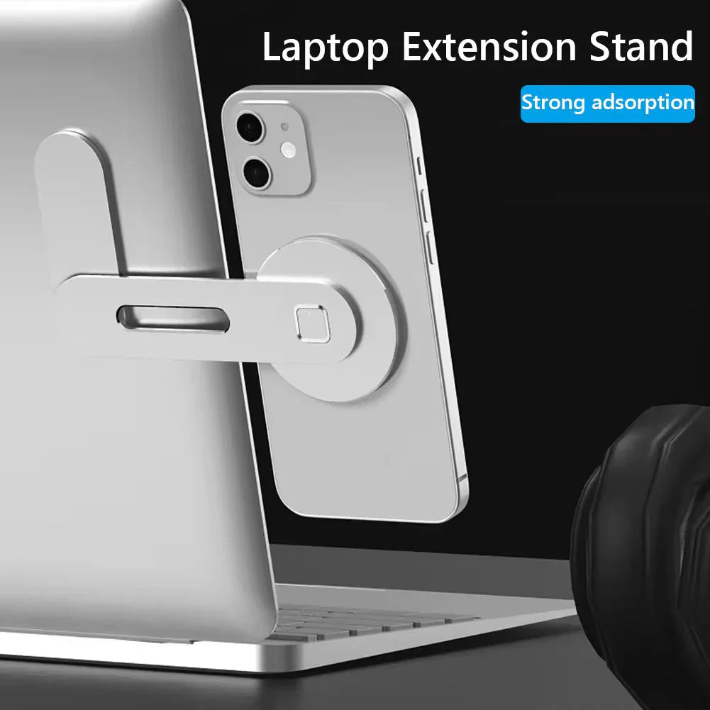 Metal Expansion Phone Stand for Laptop and Tesla Vehicles - Magnetic Folding Phone Holder with 15W Fast Charger - TrendyTechWorldTrendyTechWorldTrendyTechWorldMetal Expansion Phone Stand for Laptop and Tesla Vehicles - Magnetic Folding Phone Holder with 15W Fast Charger