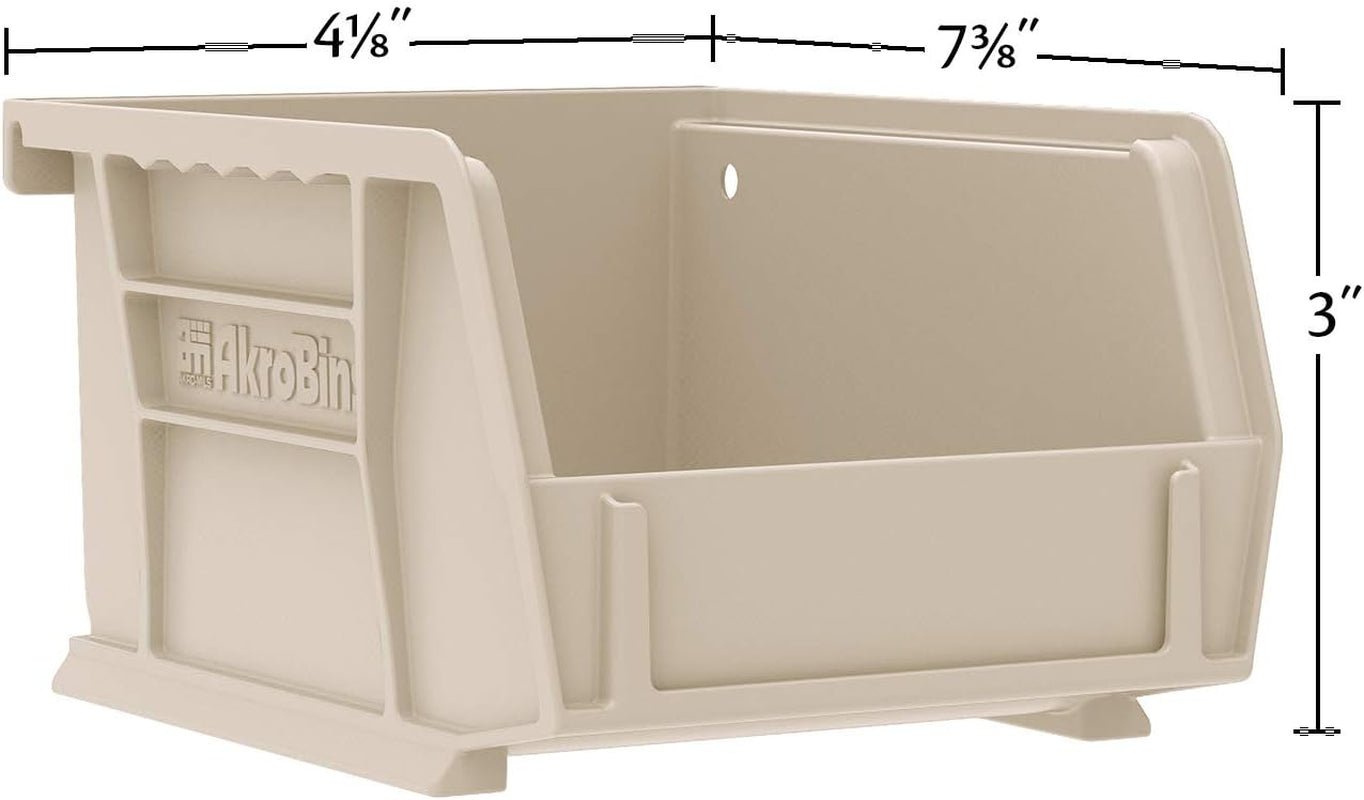 30220 Akrobins Plastic Storage Bins, Space - Saving Stackable Bins for Garage, Pantry, Craft Organization, 7 - " X 4 - " X 3 - ", Red, 24 - Pack - TrendyTechWorldTrendyTechWorld726084527737TrendyTechWorld30220 Akrobins Plastic Storage Bins, Space - Saving Stackable Bins for Garage, Pantry, Craft Organization, 7 - " X 4 - " X 3 - ", Red, 24 - Pack