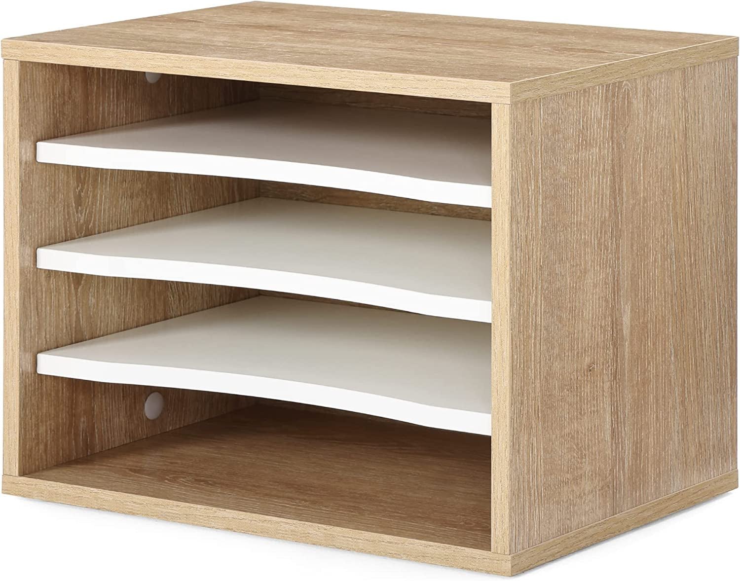 Wood Desk Paper Sorter Organizer with 4 - Tier Storage, Desktop Paper File Holder Letter Tray for Home and Office, Light Wood, DO403506WO - TrendyTechWorldTrendyTechWorld7445024420411TrendyTechWorldWood Desk Paper Sorter Organizer with 4 - Tier Storage, Desktop Paper File Holder Letter Tray for Home and Office, Light Wood, DO403506WO