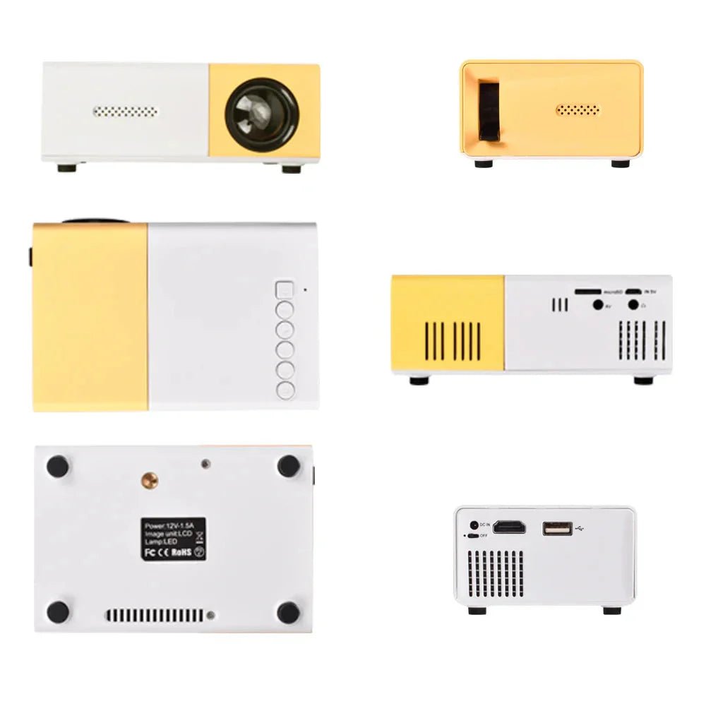 Mini Projector – 1080P Full HD Support, Portable LED Projector, 4K Video Playback, Multiple Connectivity Options - TrendyTechWorldTrendyTechWorldTrendyTechWorldMini Projector – 1080P Full HD Support, Portable LED Projector, 4K Video Playback, Multiple Connectivity Options