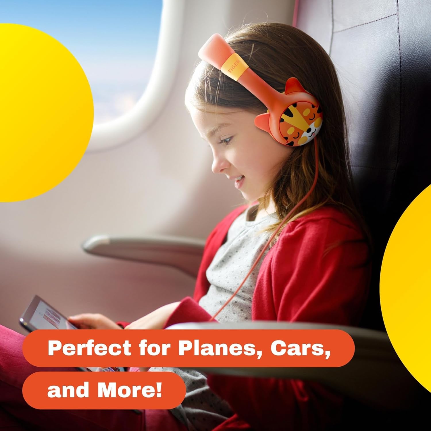 Wired Toddler Headphones for 1 - 7 Years Old — 85Db Volume Limited Baby Headphones for Plane and Car Travel — Children Headset for Airplane, Ipad and Tablet, Kids Headphone with Cord for Children - TrendyTechWorldTrendyTechWorld7445003612622TrendyTechWorldWired Toddler Headphones for 1 - 7 Years Old — 85Db Volume Limited Baby Headphones for Plane and Car Travel — Children Headset for Airplane, Ipad and Tablet, Kids Headphone with Cord for Children