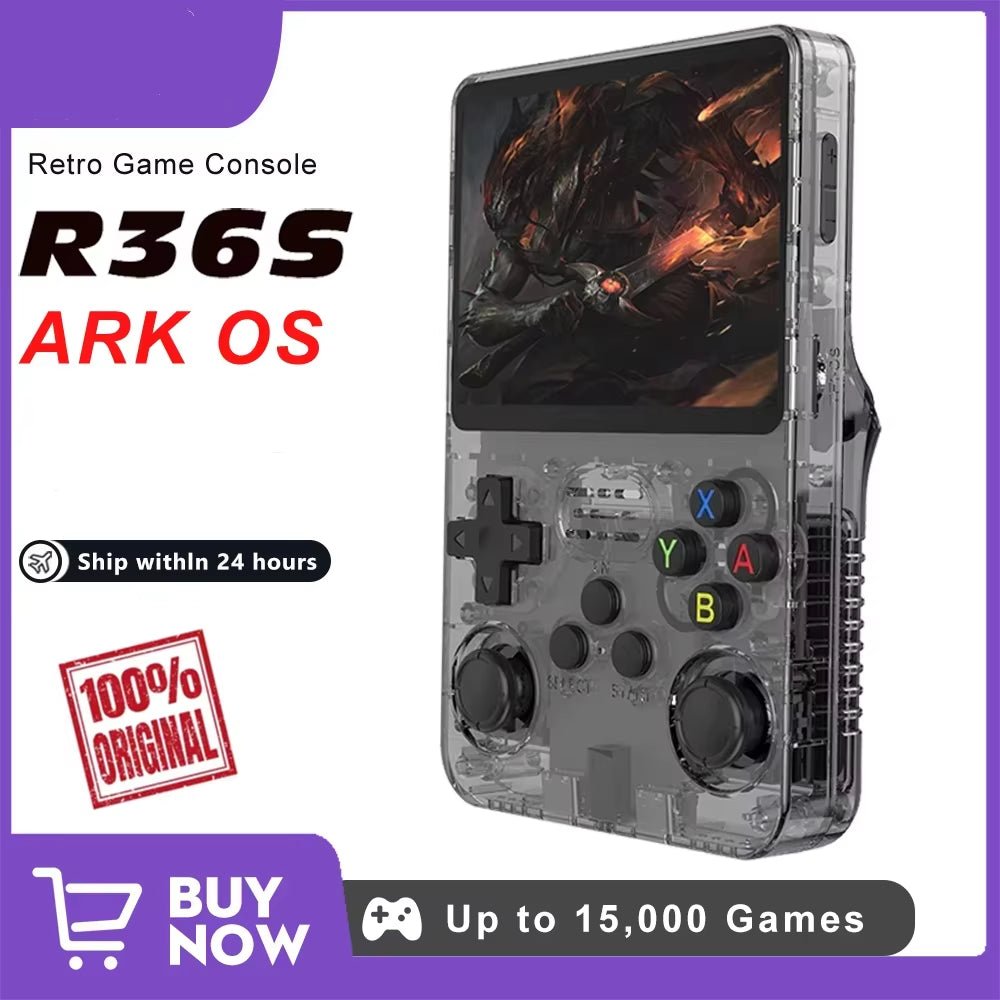 R36S Retro Game Console Handheld Video Arkos 2.0 System 3.5 Inch Single Card Portable Pocket Video Player 64GB 128GB 20000 Games - TrendyTechWorldTrendyTechWorld313101748727TrendyTechWorldR36S Retro Game Console Handheld Video Arkos 2.0 System 3.5 Inch Single Card Portable Pocket Video Player 64GB 128GB 20000 Games
