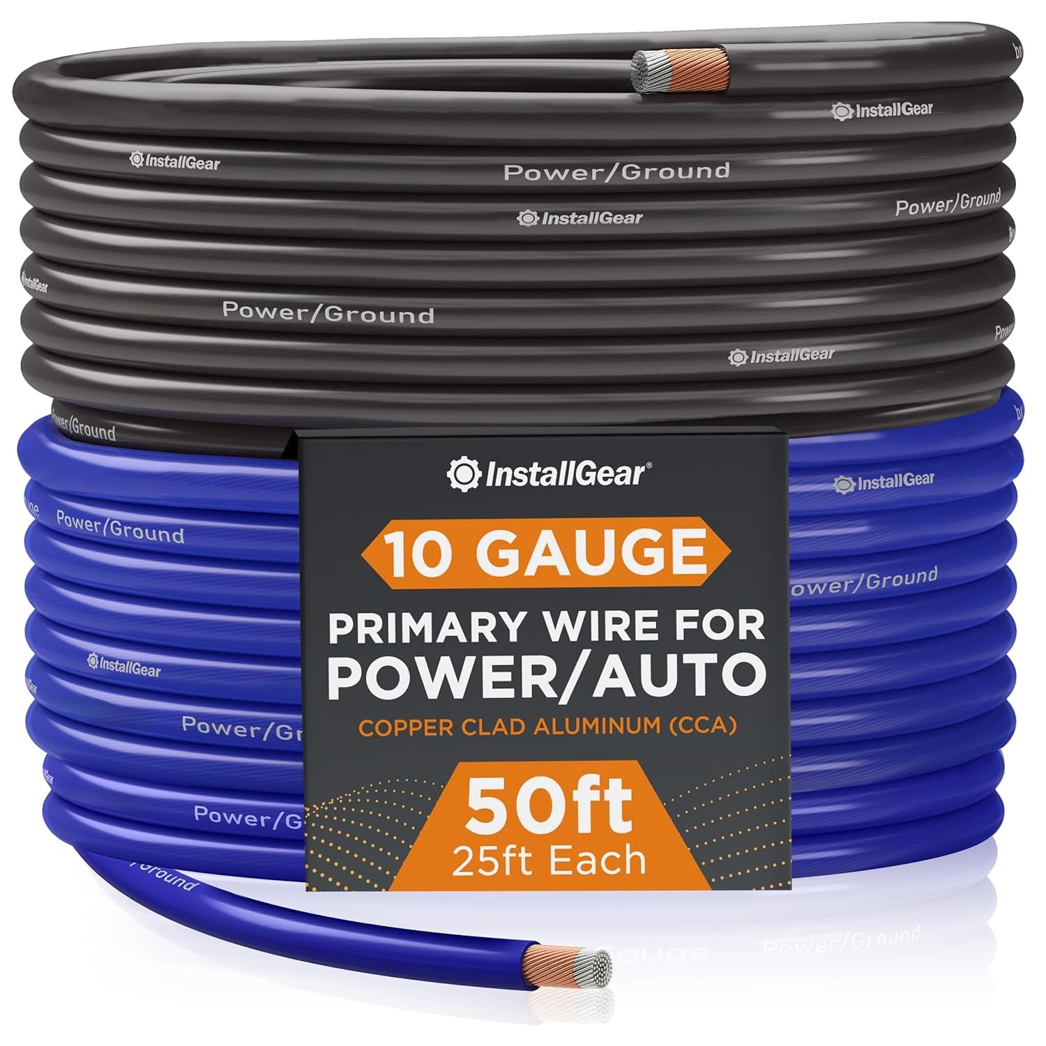 10 Gauge Wire (50Ft) Copper Clad Aluminum CAA - Primary Automotive Wire, Car Amplifier Power and Ground Cable, Battery Cable, Car Audio Speaker Stereo, RV Trailer Wiring Welding Cable 10Ga - TrendyTechWorldTrendyTechWorld744759916921TrendyTechWorld10 Gauge Wire (50Ft) Copper Clad Aluminum CAA - Primary Automotive Wire, Car Amplifier Power and Ground Cable, Battery Cable, Car Audio Speaker Stereo, RV Trailer Wiring Welding Cable 10Ga