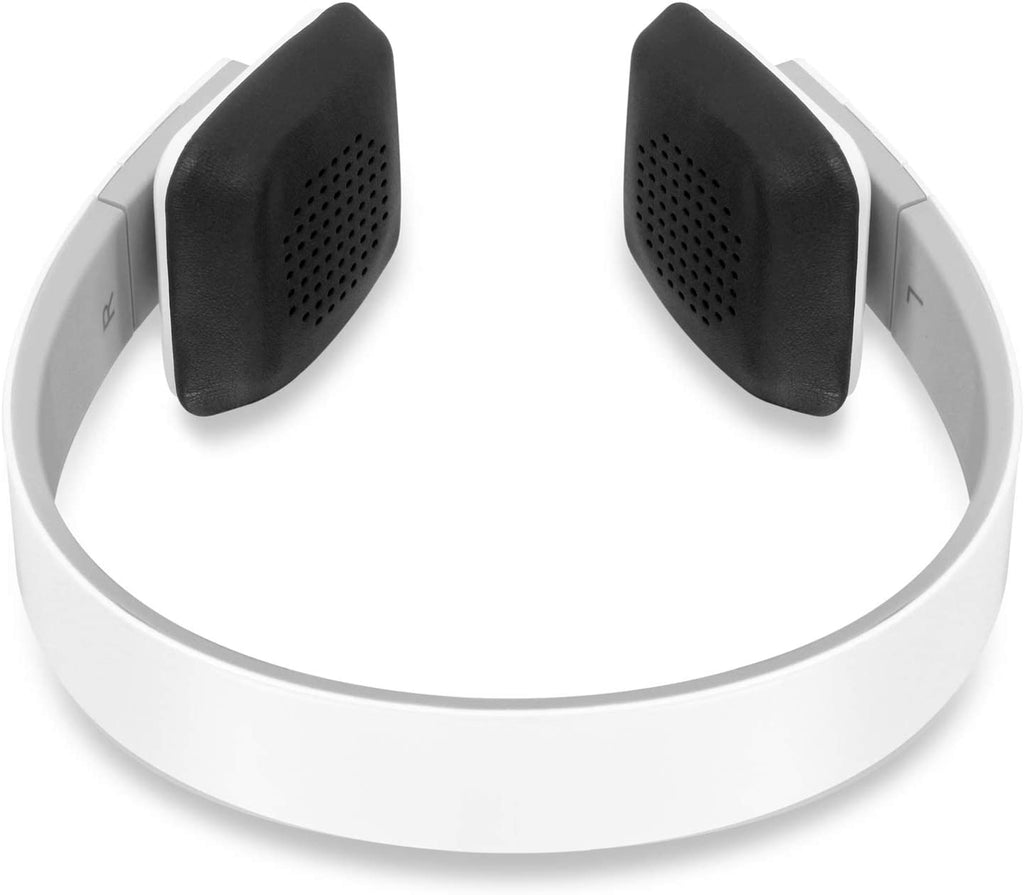 Bluetooth Wireless Headphones with Built - In Battery, Stream Audio from Iphone, Ipad, Smartphone, Tablet, PC, MAC, Laptop, White (ABH04F), Medium - TrendyTechWorldTrendyTechWorld313108061065TrendyTechWorldBluetooth Wireless Headphones with Built - In Battery, Stream Audio from Iphone, Ipad, Smartphone, Tablet, PC, MAC, Laptop, White (ABH04F), Medium