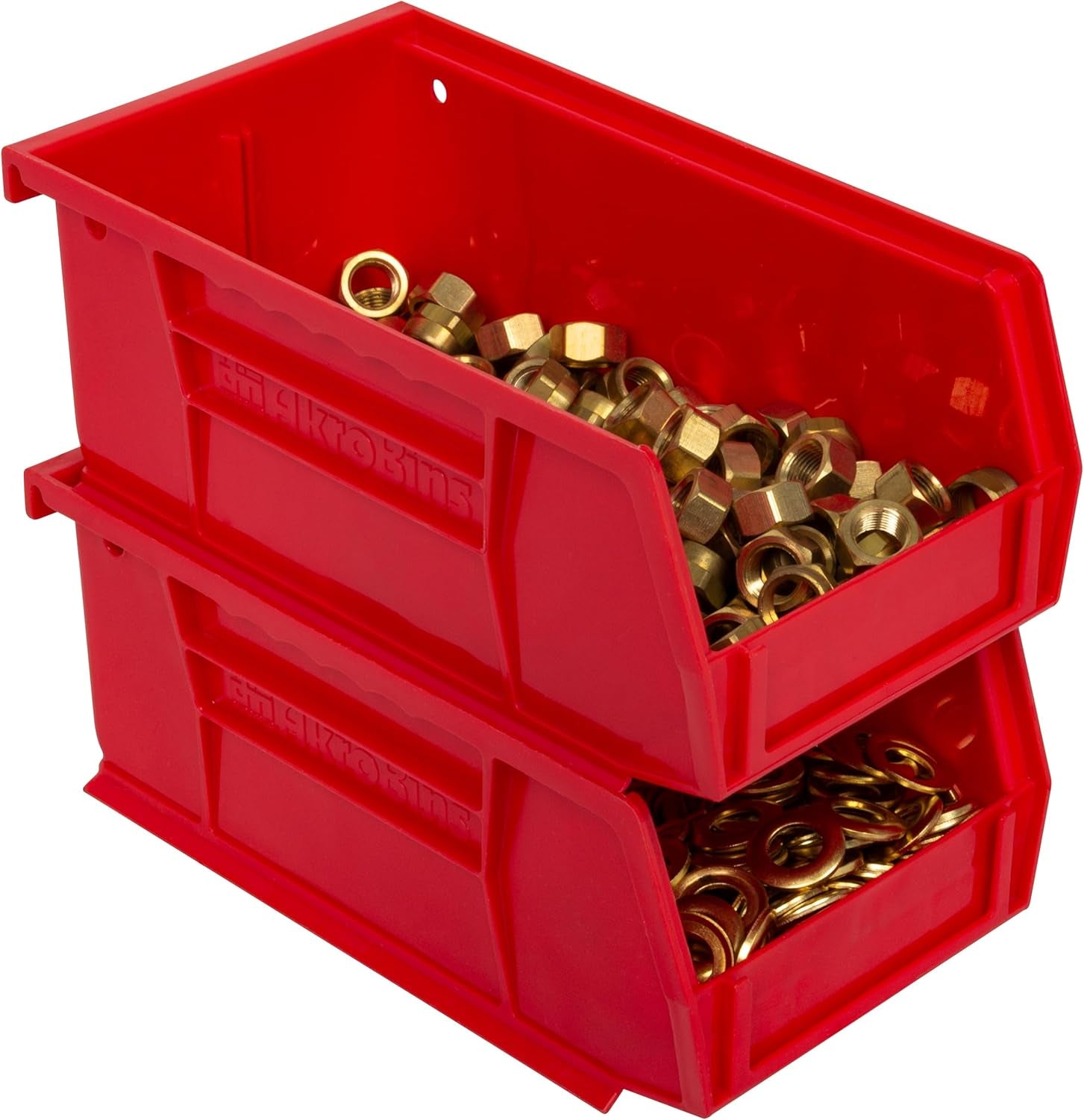 30220 Akrobins Plastic Storage Bins, Space - Saving Stackable Bins for Garage, Pantry, Craft Organization, 7 - " X 4 - " X 3 - ", Red, 24 - Pack - TrendyTechWorldTrendyTechWorld726084527737TrendyTechWorld30220 Akrobins Plastic Storage Bins, Space - Saving Stackable Bins for Garage, Pantry, Craft Organization, 7 - " X 4 - " X 3 - ", Red, 24 - Pack