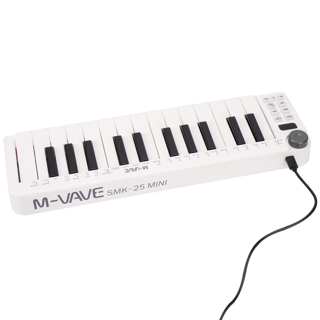 Smk - 25Mini MIDI Keyboard Rechargeable 25 - Key MIDI Control Keyboard Instrument Mini Portable USB Keyboard MIDI Controller - TrendyTechWorldTrendyTechWorld705353420528TrendyTechWorldSmk - 25Mini MIDI Keyboard Rechargeable 25 - Key MIDI Control Keyboard Instrument Mini Portable USB Keyboard MIDI Controller