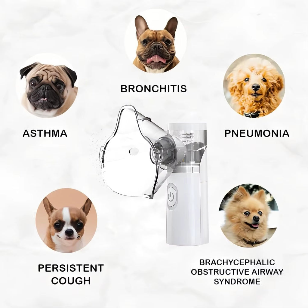 Pet Portable Nebulizer Machine Medical Atomizer Nebuliser Inhalator for Animal Silent Inhaler Humidificador Nebulizador - TrendyTechWorldTrendyTechWorld7445033822848TrendyTechWorldPet Portable Nebulizer Machine Medical Atomizer Nebuliser Inhalator for Animal Silent Inhaler Humidificador Nebulizador