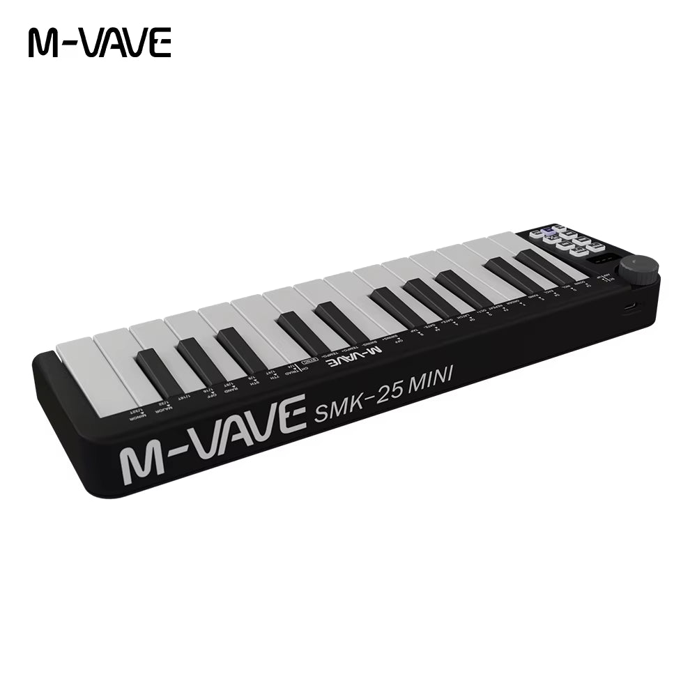 Smk - 25Mini MIDI Keyboard Rechargeable 25 - Key MIDI Control Keyboard Instrument Mini Portable USB Keyboard MIDI Controller - TrendyTechWorldTrendyTechWorld7445010911947TrendyTechWorldSmk - 25Mini MIDI Keyboard Rechargeable 25 - Key MIDI Control Keyboard Instrument Mini Portable USB Keyboard MIDI Controller