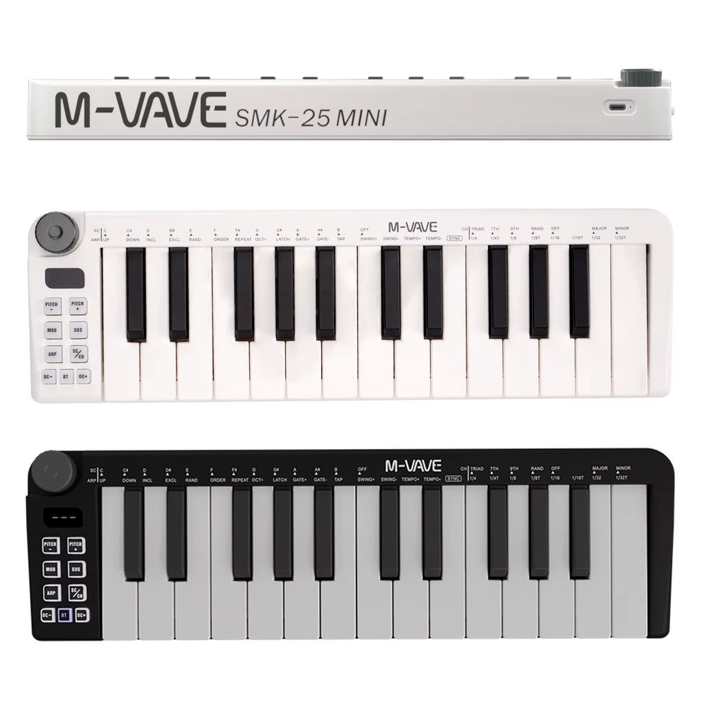 Smk - 25Mini MIDI Keyboard Rechargeable 25 - Key MIDI Control Keyboard Instrument Mini Portable USB Keyboard MIDI Controller - TrendyTechWorldTrendyTechWorld705353420528TrendyTechWorldSmk - 25Mini MIDI Keyboard Rechargeable 25 - Key MIDI Control Keyboard Instrument Mini Portable USB Keyboard MIDI Controller