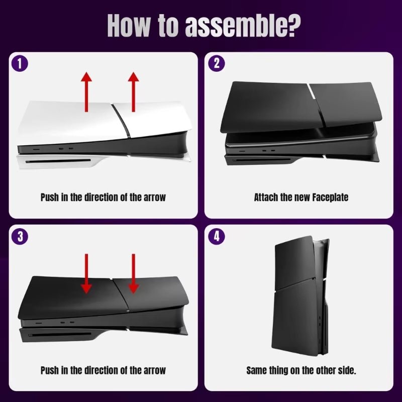 Console Case Replacement for PS5 Slim Disc Edition Version Hard Faceplate Gaming Accessory anti Scratch Protector Cover - TrendyTechWorldTrendyTechWorld744759078599TrendyTechWorldConsole Case Replacement for PS5 Slim Disc Edition Version Hard Faceplate Gaming Accessory anti Scratch Protector Cover