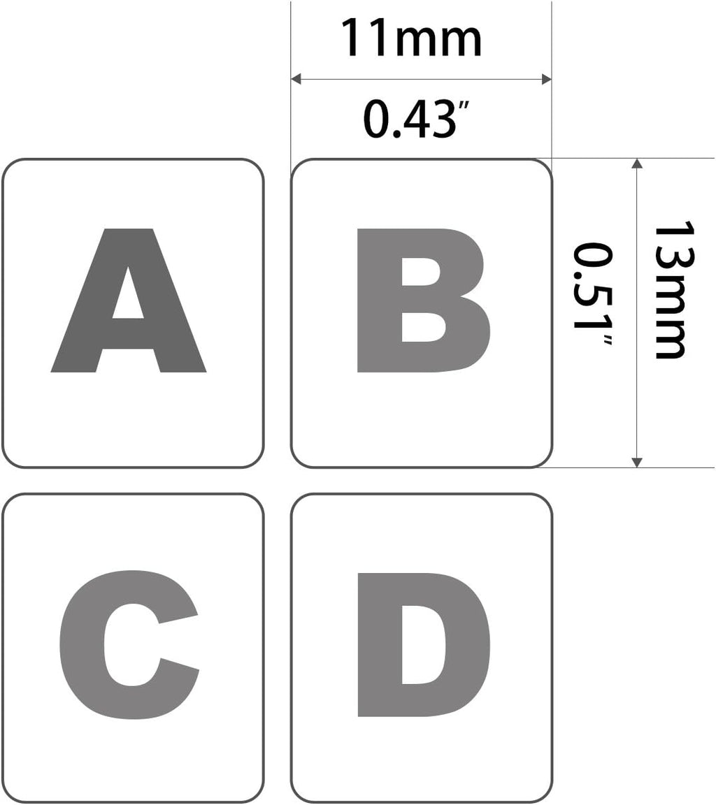 2PCS Universal English Keyboard Stickers, Matte Replacement English Keyboard Stickers with White Font on Black Background for Laptops and Desktops, Keyboard Alphabet Stickers - TrendyTechWorldTrendyTechWorld313044882809TrendyTechWorld2PCS Universal English Keyboard Stickers, Matte Replacement English Keyboard Stickers with White Font on Black Background for Laptops and Desktops, Keyboard Alphabet Stickers