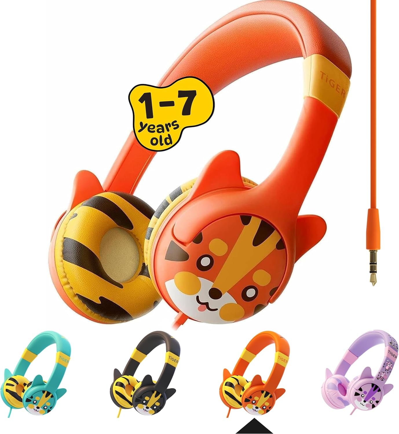 Wired Toddler Headphones for 1 - 7 Years Old — 85Db Volume Limited Baby Headphones for Plane and Car Travel — Children Headset for Airplane, Ipad and Tablet, Kids Headphone with Cord for Children - TrendyTechWorldTrendyTechWorld7445003612622TrendyTechWorldWired Toddler Headphones for 1 - 7 Years Old — 85Db Volume Limited Baby Headphones for Plane and Car Travel — Children Headset for Airplane, Ipad and Tablet, Kids Headphone with Cord for Children