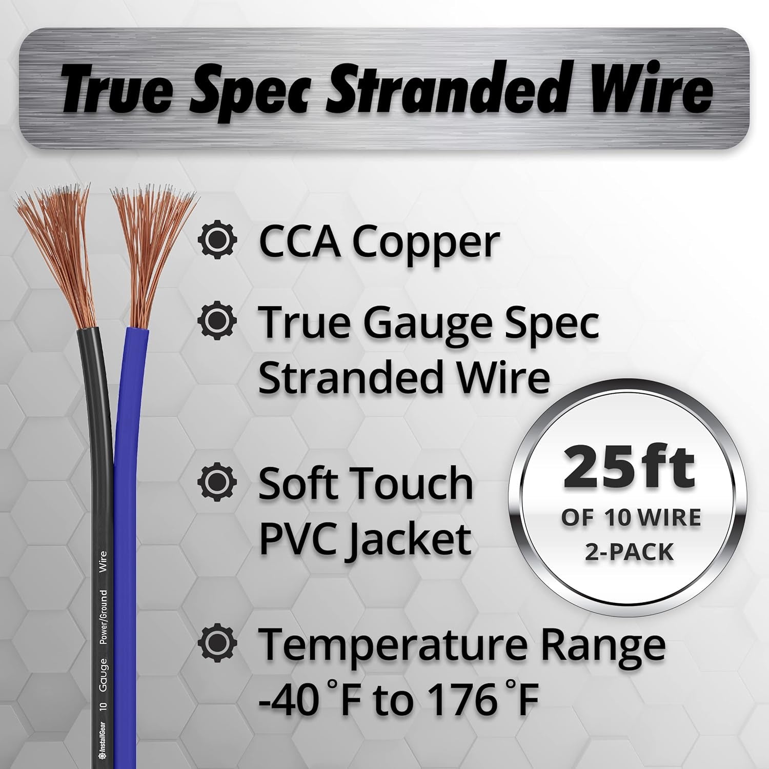 10 Gauge Wire (50Ft) Copper Clad Aluminum CAA - Primary Automotive Wire, Car Amplifier Power and Ground Cable, Battery Cable, Car Audio Speaker Stereo, RV Trailer Wiring Welding Cable 10Ga - TrendyTechWorldTrendyTechWorld744759916921TrendyTechWorld10 Gauge Wire (50Ft) Copper Clad Aluminum CAA - Primary Automotive Wire, Car Amplifier Power and Ground Cable, Battery Cable, Car Audio Speaker Stereo, RV Trailer Wiring Welding Cable 10Ga