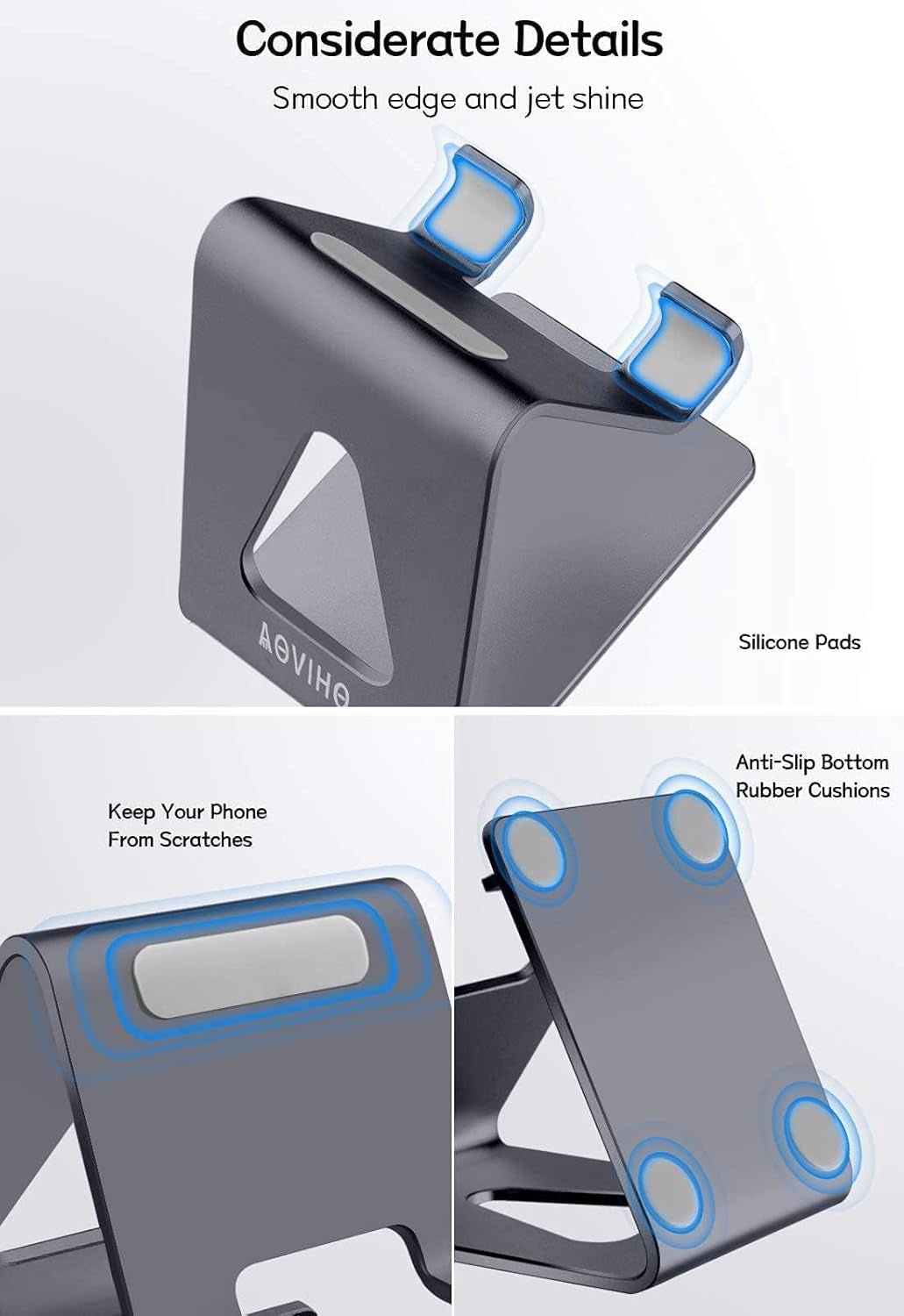 Cell Phone Stand Desk Phone Holder - Aluminum Mobile Phone Cradle Dock for Iphone 15 14 13 12 Pro 11 X Xs Max 8 7 6 6S plus SE 5 Samsung All Smart Phones, Dark Gray - TrendyTechWorldTrendyTechWorld313054525581TrendyTechWorldCell Phone Stand Desk Phone Holder - Aluminum Mobile Phone Cradle Dock for Iphone 15 14 13 12 Pro 11 X Xs Max 8 7 6 6S plus SE 5 Samsung All Smart Phones, Dark Gray