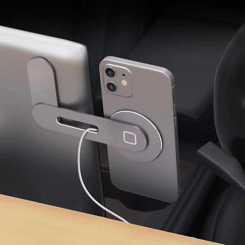 Metal Expansion Phone Stand for Laptop and Tesla Vehicles - Magnetic Folding Phone Holder with 15W Fast Charger - TrendyTechWorldTrendyTechWorldTrendyTechWorldMetal Expansion Phone Stand for Laptop and Tesla Vehicles - Magnetic Folding Phone Holder with 15W Fast Charger