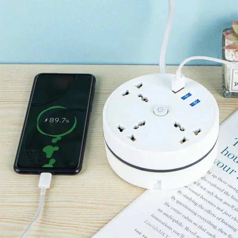 EU Plug AC Outlet Smart Home Power Strip – Multipurpose Electrical Extension Cord with USB Ports & Fast Charging - TrendyTechWorldTrendyTechWorldTrendyTechWorldEU Plug AC Outlet Smart Home Power Strip – Multipurpose Electrical Extension Cord with USB Ports & Fast Charging